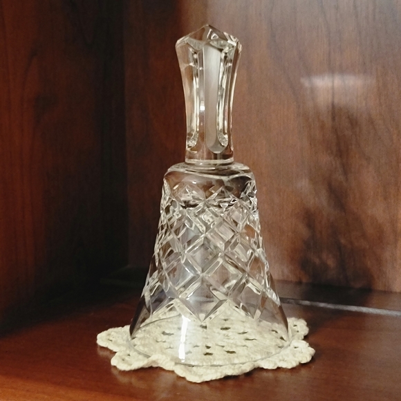 BADASH CRYSTAL ♡ NIB Beautiful Vintage BELL OXFORD 24% Handcut Lead Crystal Bell - Picture 11 of 17